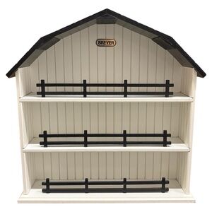 Breyer Stablemates Wood Hanging Display Retired 16” x 4”  Black/White AS IS